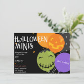 Halloween Minis Fotografie Afbeeldingen Flyer Kaart (Staand voorkant)