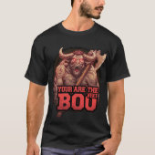 Halloween Minotaur - Jij bent het volgende boek T-shirt (Voorkant)
