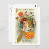 Halloween Mirror Briefkaart (Voorkant / Achterkant)