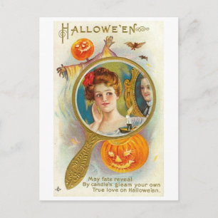 Halloween Mirror Briefkaart