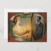 Halloween Mirror-Briefkaart Briefkaart (Voorkant / Achterkant)