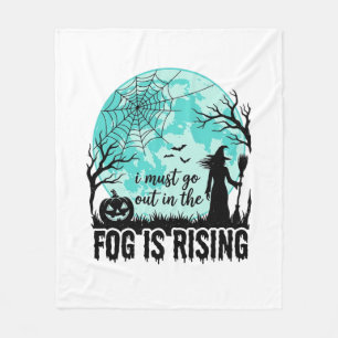 Halloween Mist Komt Opheffen Heks Pompoen Vintage  Fleece Deken