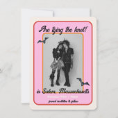 Halloween Mod Retro Sla de datumfoto op Kaart (Achterkant)