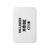 Halloween Mode Aan - Feest Halloween Pompoen Badmat (Voorkant Verticaal)