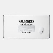 Halloween Mode Aan - Feest Halloween Pompoen Bureaumat (Keyboard & Muis)