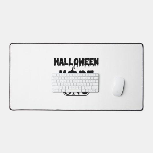 Halloween Mode Aan - Feest Halloween Pompoen Bureaumat (Keyboard & Muis)
