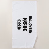 Halloween Mode Aan - Feest Halloween Pompoen Strandlaken (Voorkant)