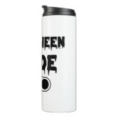 Halloween Mode Aan - Feest Halloween Pompoen Thermosbeker (Geroteerd rechts)