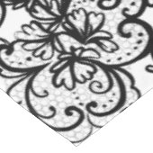 halloween mode illustratie met zwarte kant tafelkleed (Gekanteld)