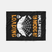 Halloween Mode Loading Birthday Fleece Deken (Voorkant (Horizontaal))