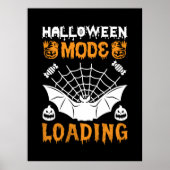 Halloween Mode Loading Birthday Poster (Voorkant)
