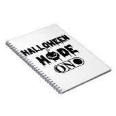Halloween Mode On - Party Halloween Pumpkin Notitieboek (Rechterzijde)