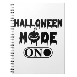 Halloween Mode On - Party Halloween Pumpkin Notitieboek