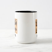 Halloween Mode Stijlvolle jurken Illustratie Mok (Center)