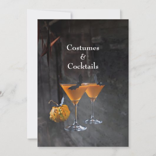 Halloween Modern Gothic Witch Broom Dark Photo Kaart (Achterkant)