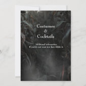 Halloween Modern Gothic Witch in Dark Forest Kaart (Achterkant)