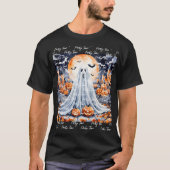Halloween Modern Pumpkin Autumn Collectie T-shirt (Voorkant)