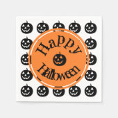 Halloween Modern Pumpkin Servet (Voorkant)