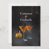 Halloween Moderne Gotische Heksenbezem Donkere Sch Kaart (Achterkant)