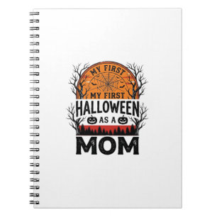 Halloween Moeder Mijn Eerste Griezelen Vintage_1 Notitieboek