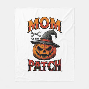 Halloween Moeder Shirt Pompoen Botten Vintage Kuns Fleece Deken