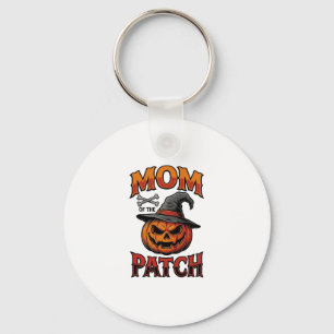 Halloween Moeder Shirt Pompoen Botten Vintage Kuns Sleutelhanger