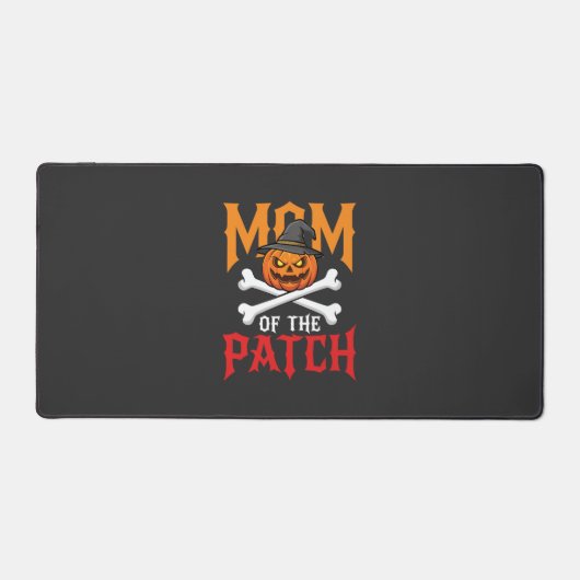 Halloween Moeder van de Patch Pompoen Heks Bureaumat (Voorkant)