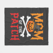 Halloween Moeder van de Patch Pompoen Heks Fleece Deken (Voorkant (Horizontaal))