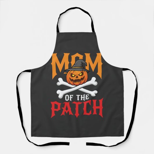 Halloween Moeder van de Patch Pompoen Heks Schort (Voorkant)