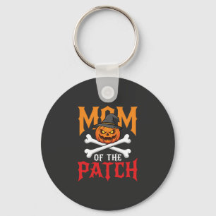Halloween Moeder van de Patch Pompoen Heks Sleutelhanger