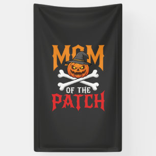 Halloween Moeder van de Patch Pompoen Heks Spandoek