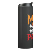 Halloween Moeder van de Patch Pompoen Heks Thermosbeker (Gedraaid links)