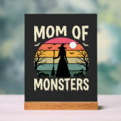 Halloween Moeder Van Monsters Heks Zonsondergang Acryl Bord (Neutraal)
