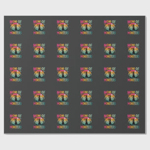 Halloween Moeder van Monsters Heks Zonsondergang Cadeaupapier