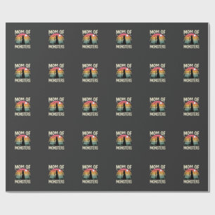 Halloween Moeder Van Monsters Heks Zonsondergang Cadeaupapier