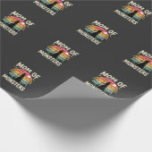 Halloween Moeder Van Monsters Heks Zonsondergang Cadeaupapier (Hoek)