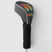 Halloween Moeder van Monsters Heks Zonsondergang Golfheadcover (Schuin)