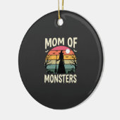 Halloween Moeder Van Monsters Heks Zonsondergang Keramisch Ornament (Links)