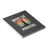 Halloween Moeder Van Monsters Heks Zonsondergang Notitieblok (Schuin)