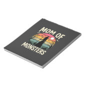 Halloween Moeder Van Monsters Heks Zonsondergang Notitieblok (Linkerzijde)