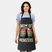 Halloween Moeder Van Monsters Heks Zonsondergang Schort (Gedragen)