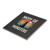 Halloween Moeder Van Monsters Heks Zonsondergang Tegeltje (Zijkant)