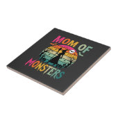 Halloween Moeder van Monsters Heks Zonsondergang Tegeltje (Zijkant)