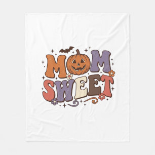 Halloween Moeder Zoete Pompoen Vintage Shirt Ontwe Fleece Deken