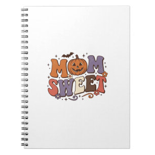 Halloween Moeder Zoete Pompoen Vintage Shirt Ontwe Notitieboek
