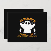 Halloween Moeders Verjaardag Kleine Boo Briefkaart (Voorkant / Achterkant)