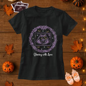 Halloween moederschap gloeit van liefde t-shirt