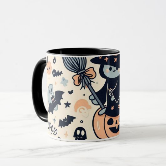 halloween mok (Voorkant links)