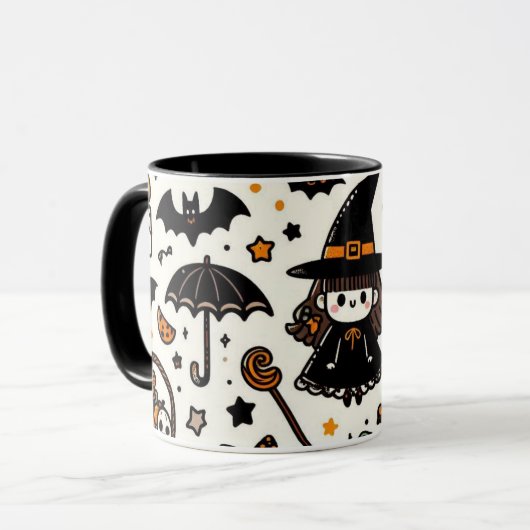 halloween mok (Voorkant links)