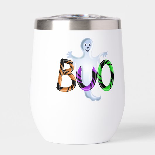 Halloween Mok 3D snoep BOO geest (Voorkant)